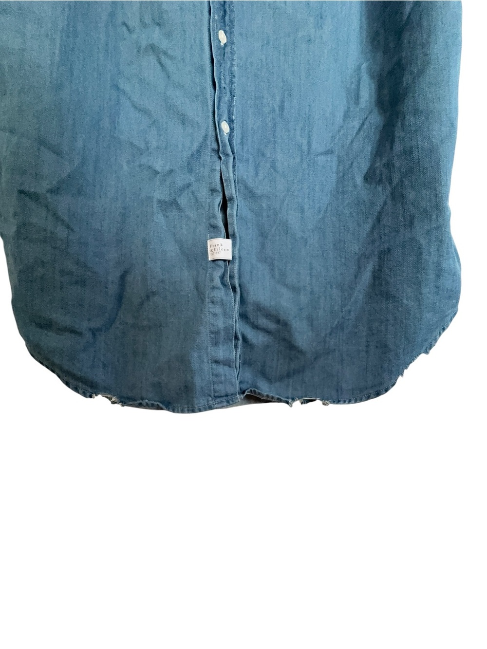 Frank & Eileen Rory Shirtdress in Vintage Stonewashed Indigo XL - Picture 4 of 10
